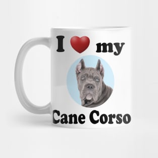 I Love My Cane Corso Mug